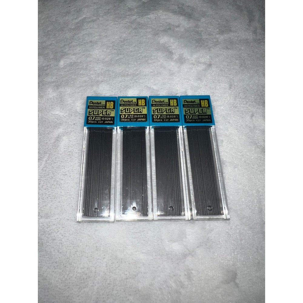 Super Hi-Polymer Lead Refill, 30 Leads/Tube [Set of 4 120pc]